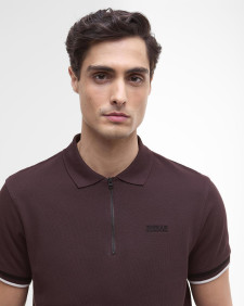 Buxton Short-Sleeved Polo Shirt Java Red