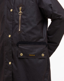Evette Waxed Car Coat 