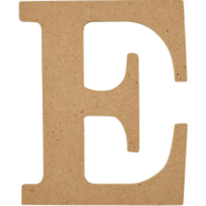 MDF Letter, E, 5 Inch