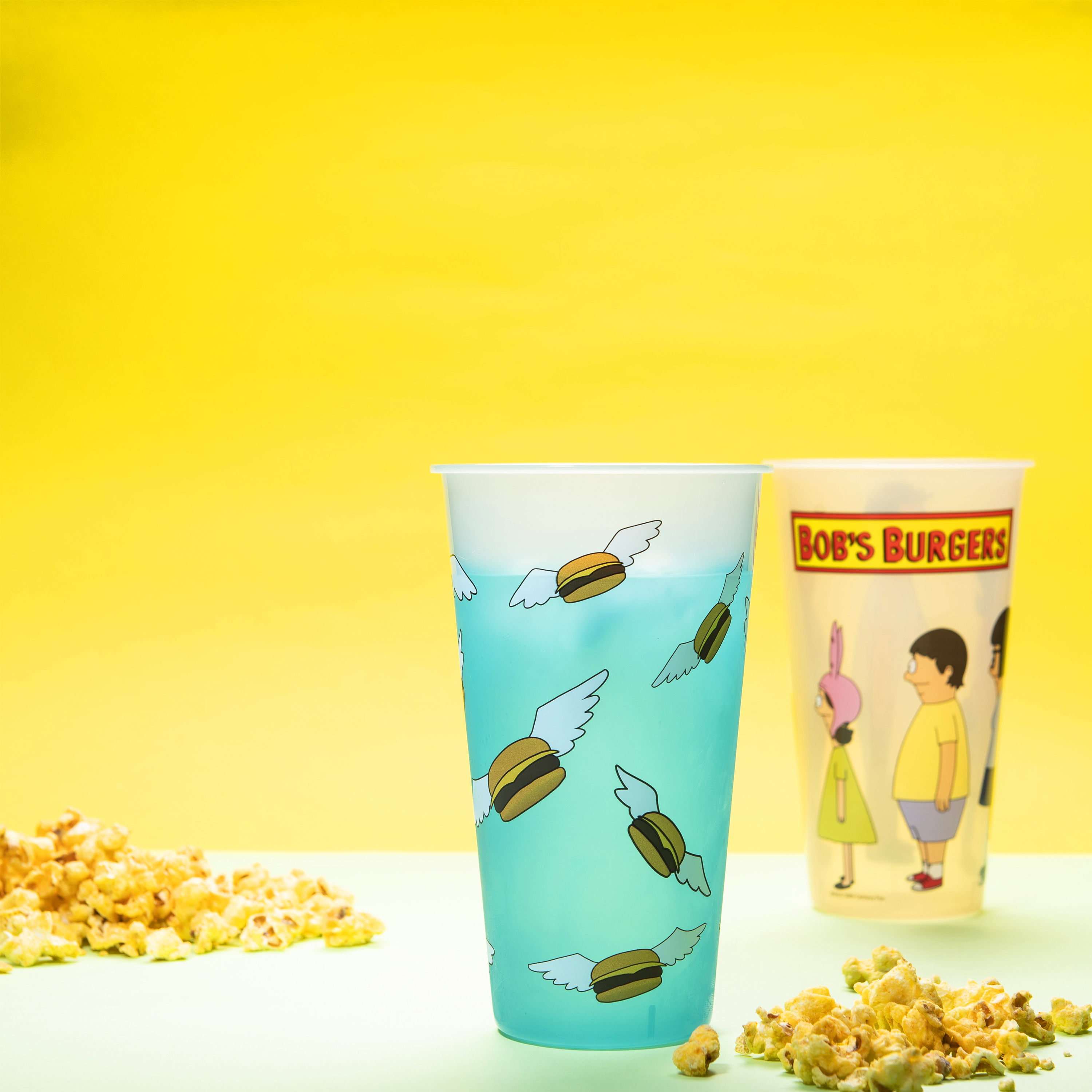 Bobs Burgers 25 ounce Reusable Color Changing Plastic Kids Tumblers, The Belcher Family, 2-piece set slideshow image 3 Bobs Burgers 25 ounce Reusable Color Changing Plastic Kids Tumblers, The Belcher Family, 2-piece set slideshow image 3