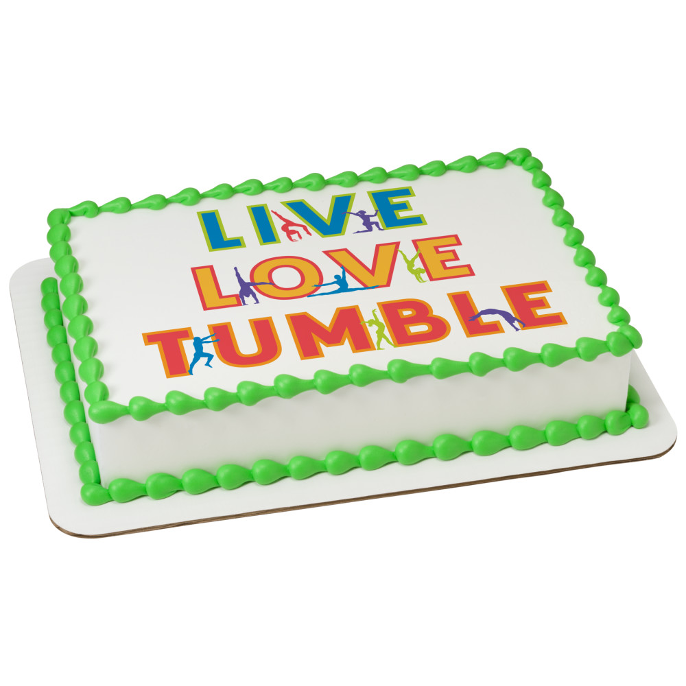 Order Live, Love, Tumble Edible Image® by PhotoCake® Cake from ...