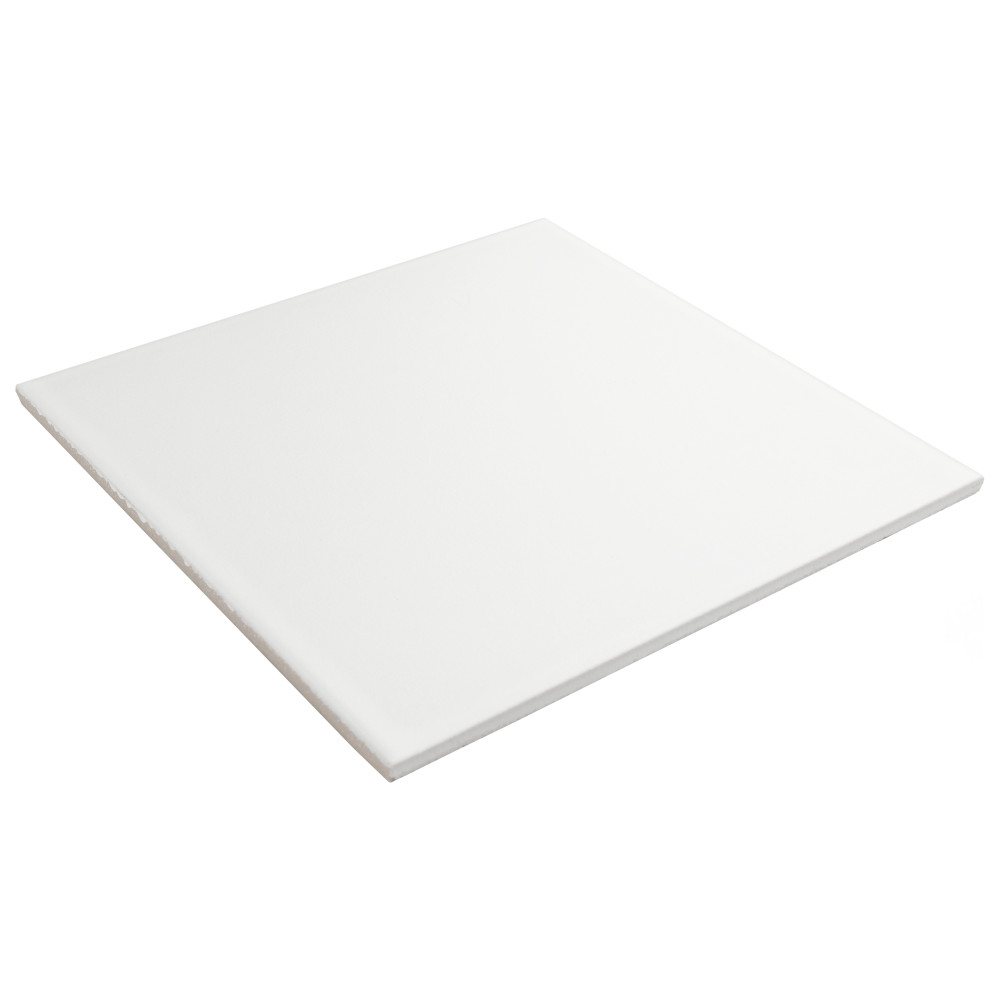 Revival White 7-3/4 in. x 7-3/4 in. Ceramic Floor and Wall Tile
