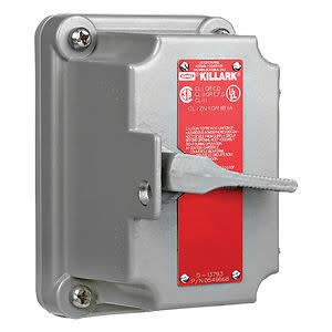 HUBBELL KILLARK-FXSD51-MANUAL MOTOR-RATED SWITCHES, 3, 1 PHASE PHASE, 1 POLES, 230 V