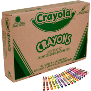 Crayon Classpack®, tamaño regular, 16 colores, paquete de 800