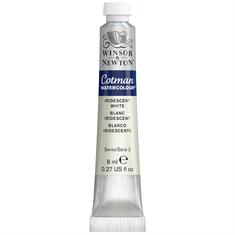 Cotman Watercolor Paint, 8 mL Tube, Iridescent White
