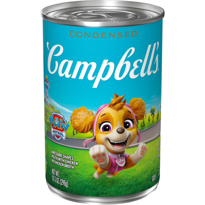 Paw Patrol Soup with Chicken in Chicken Broth