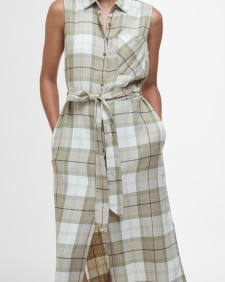 Agnes Midi Dress Rosemary Tartan