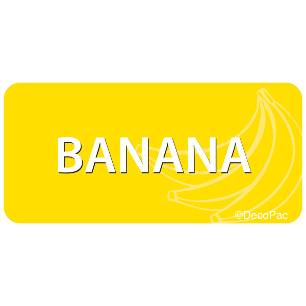 Banana Promotional Label