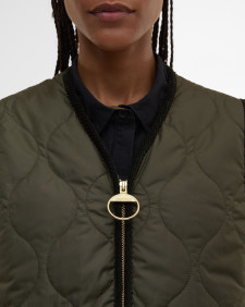 Gilet Klara Fern Leaf/Sage/Natural