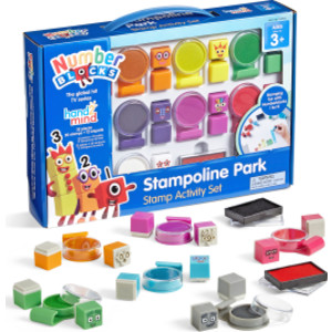 Conjunto de actividades de sellos de Numberblocks Stampoline Park