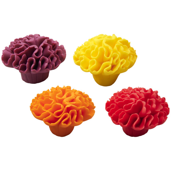 Marigold - Red 3 Free SugarSoft® Premium Edible Decorations
