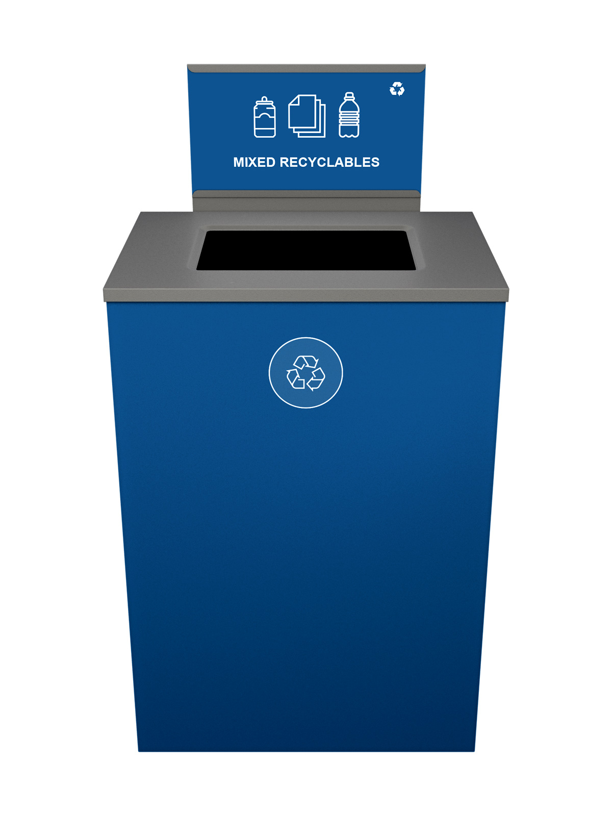 SPECTRUM – Single – Xl – Mobius Loop-Mixed Recyclables – Full – Blue
