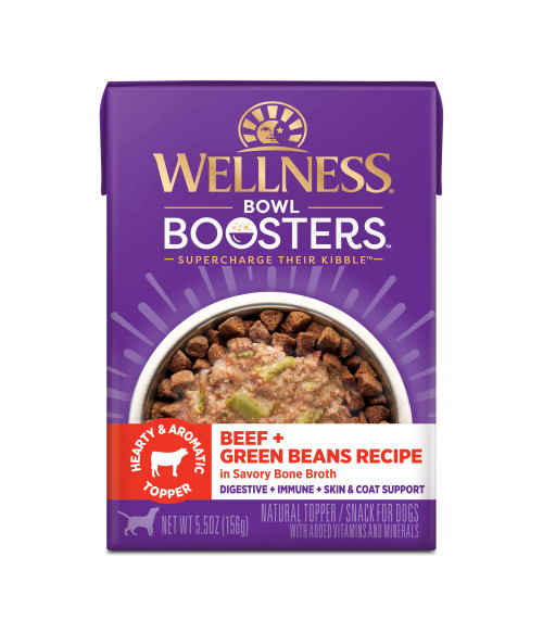 Wellness Bowl Boosters Hearty Toppers Beef Front packaging
