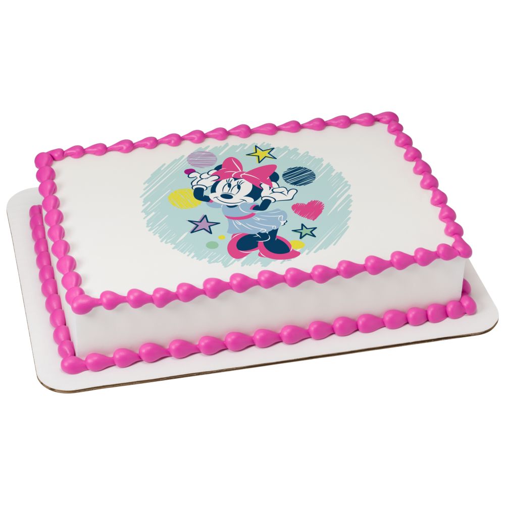 Image Cake Minnie Mouse Sweet and Cute