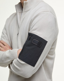 Maglione Blades con zip corta 
