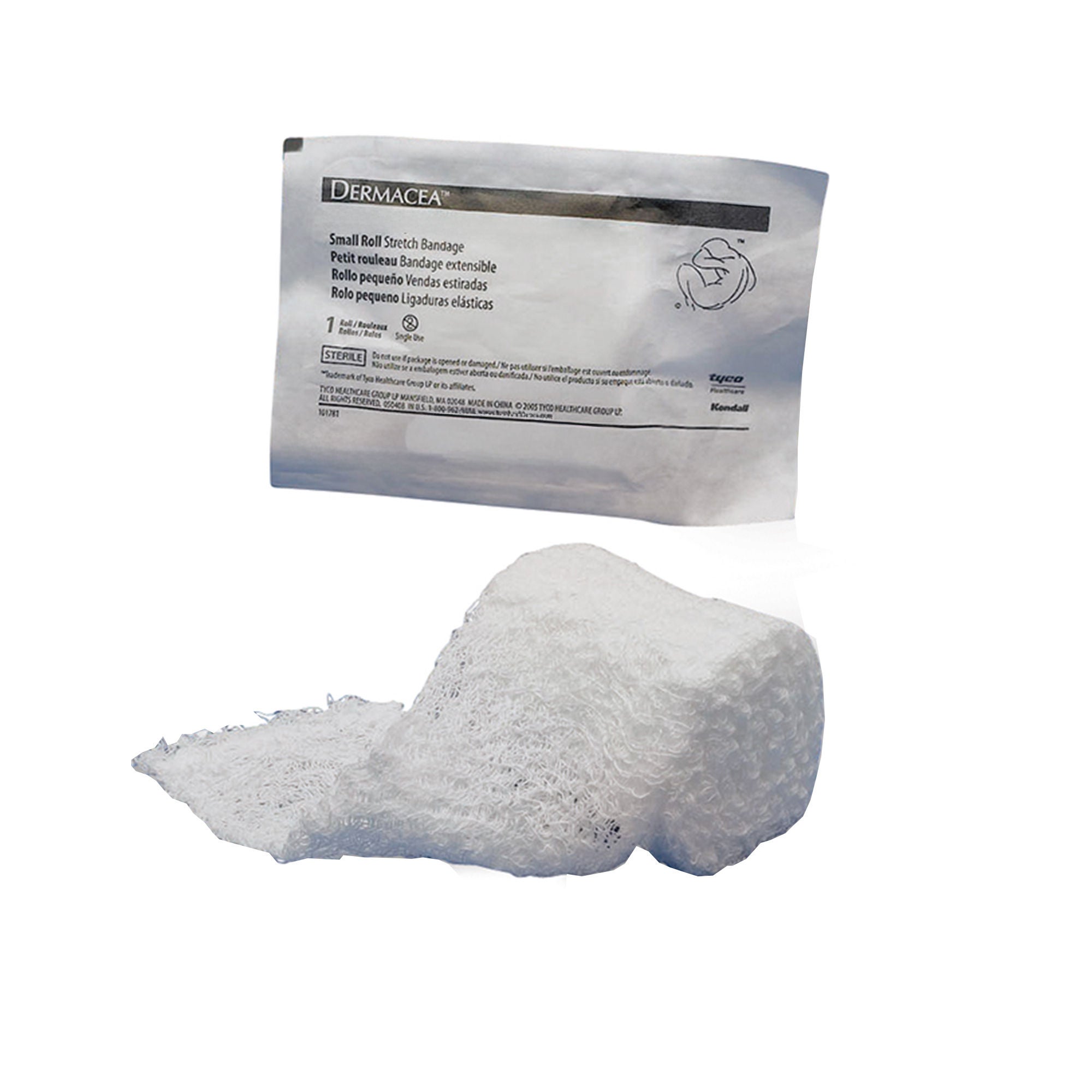 Dermacea™ Sterile Fluff Bandage Roll, 2 Inch x 4-1/8 Yard, Three-Ply