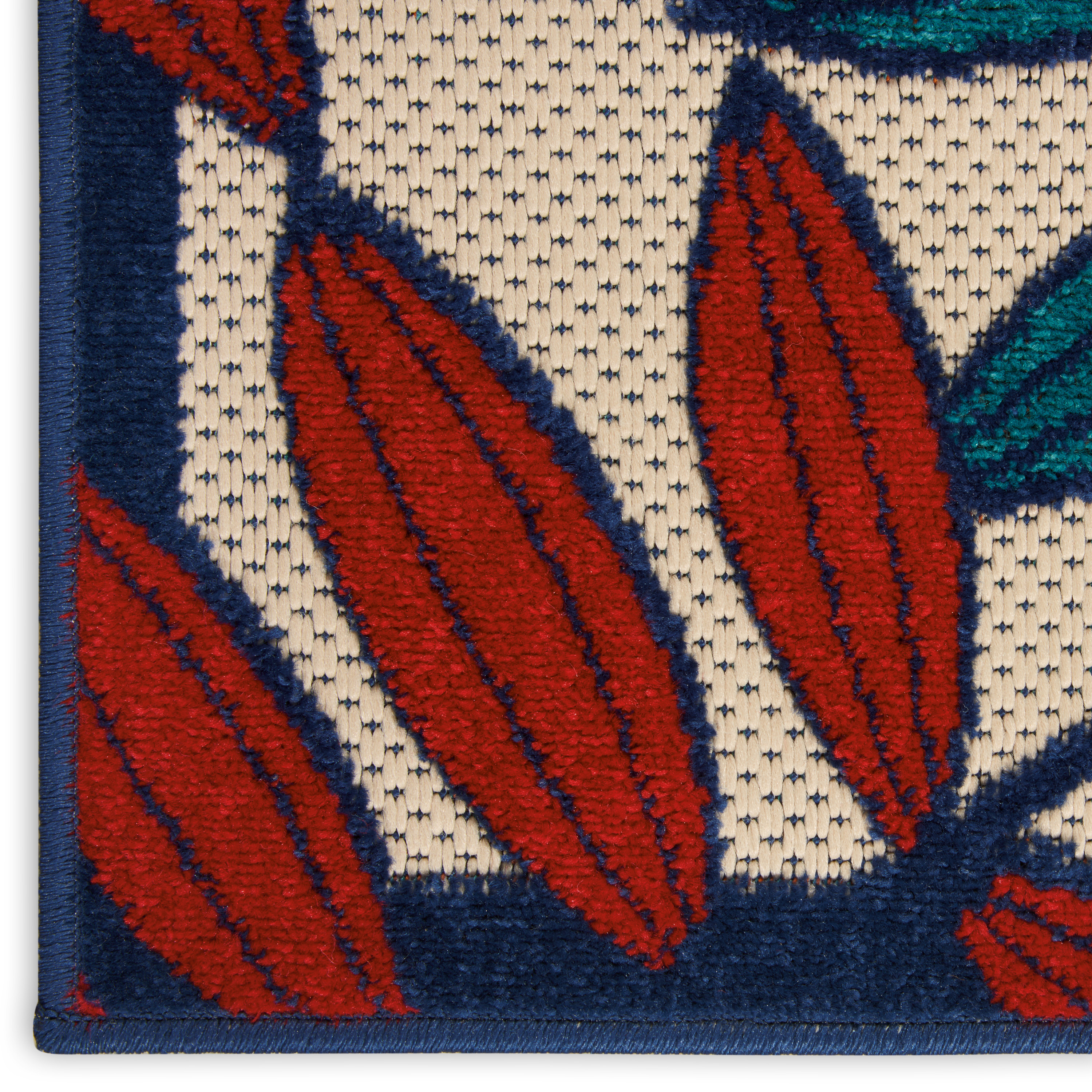Nourison Aloha 6' x 9' Multicolor Tropical Rug