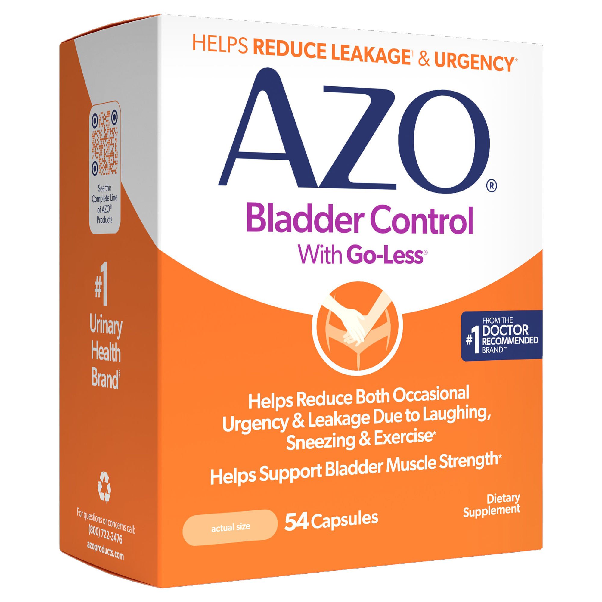 AZO Bladder Control® with Go-Less Capsules