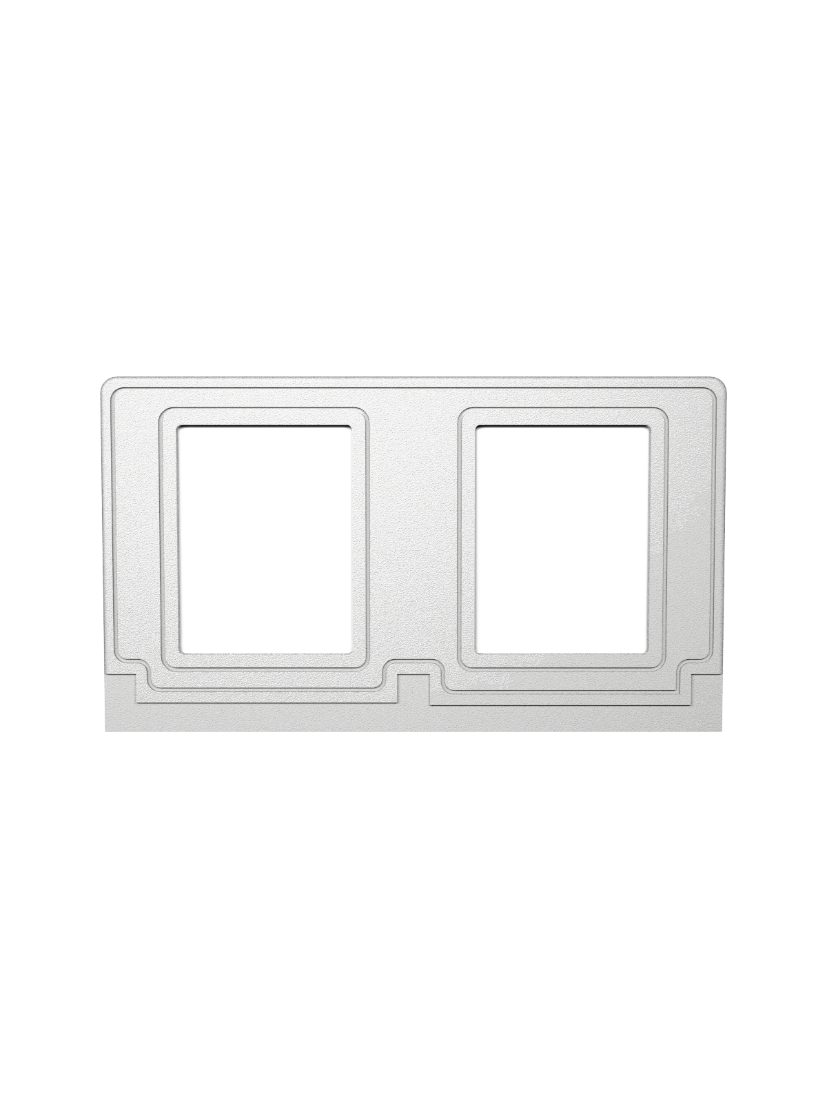 VENTURE – Double – Sign Frame – White