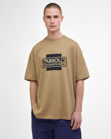 Divide Oversized Graphic T-Shirt Trench