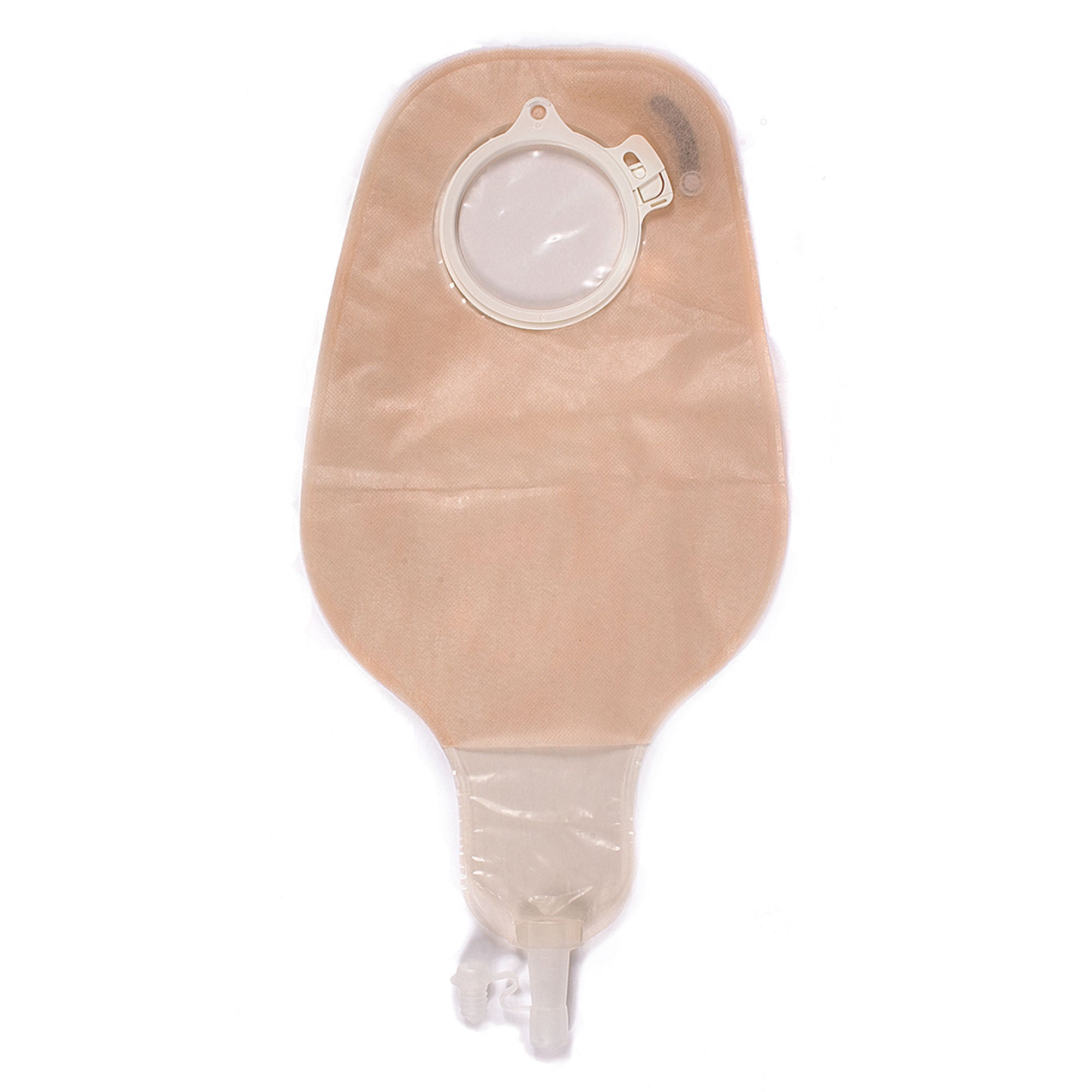 Assura® Two-Piece High Output Transparent Ostomy Pouch, Green Match