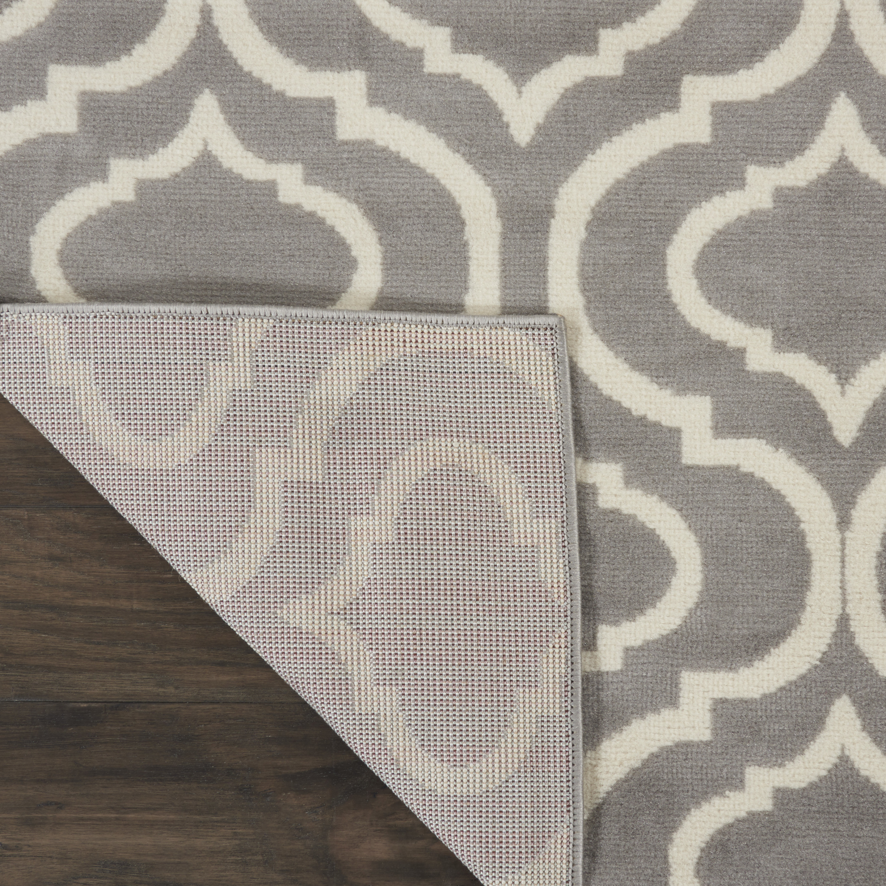 Nourison Jubilant 8'6" x 12' Grey Contemporary Indoor Rug