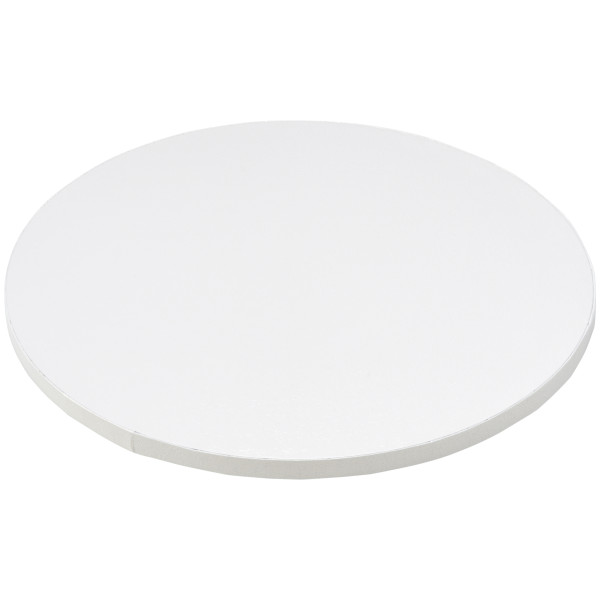 12" Round White Foil Cake Board