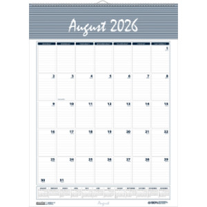 Bar Harbor Academic Wall Calendar, 12" x 17"