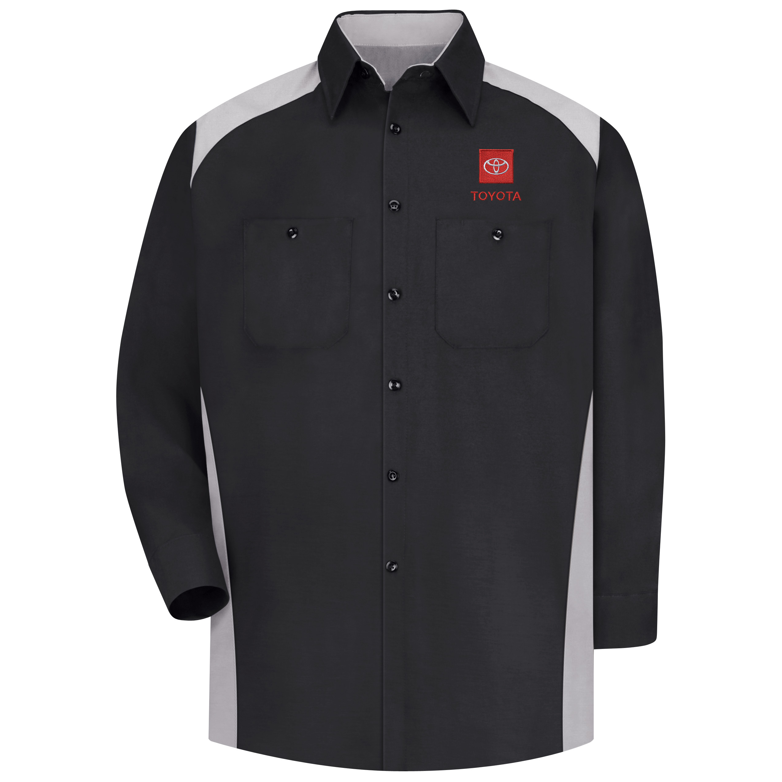 Men‘s Long Sleeve Motorsports Shirt-Red Kap