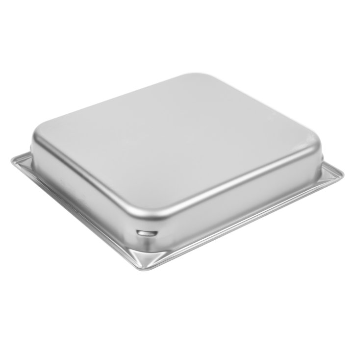 Two-thirds-size 2 ½-inch-deep Super Pan 3® stainless steel steam table pan