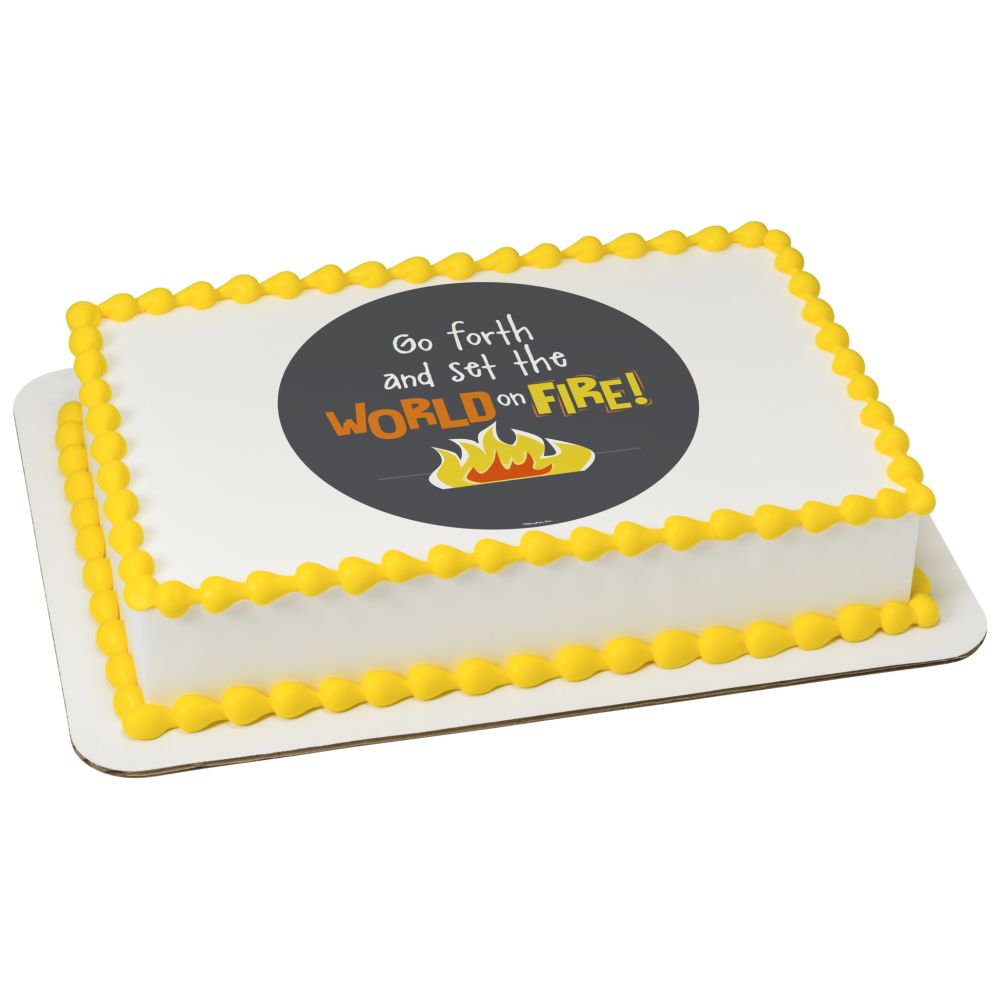 Image Cake Set the World on Fire