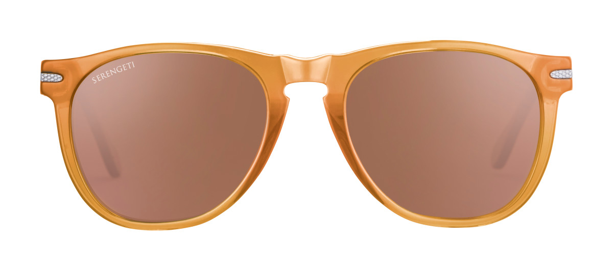 Amboy eyeglasses in Champagne Translucide - Mineral Polarized Drivers Gold