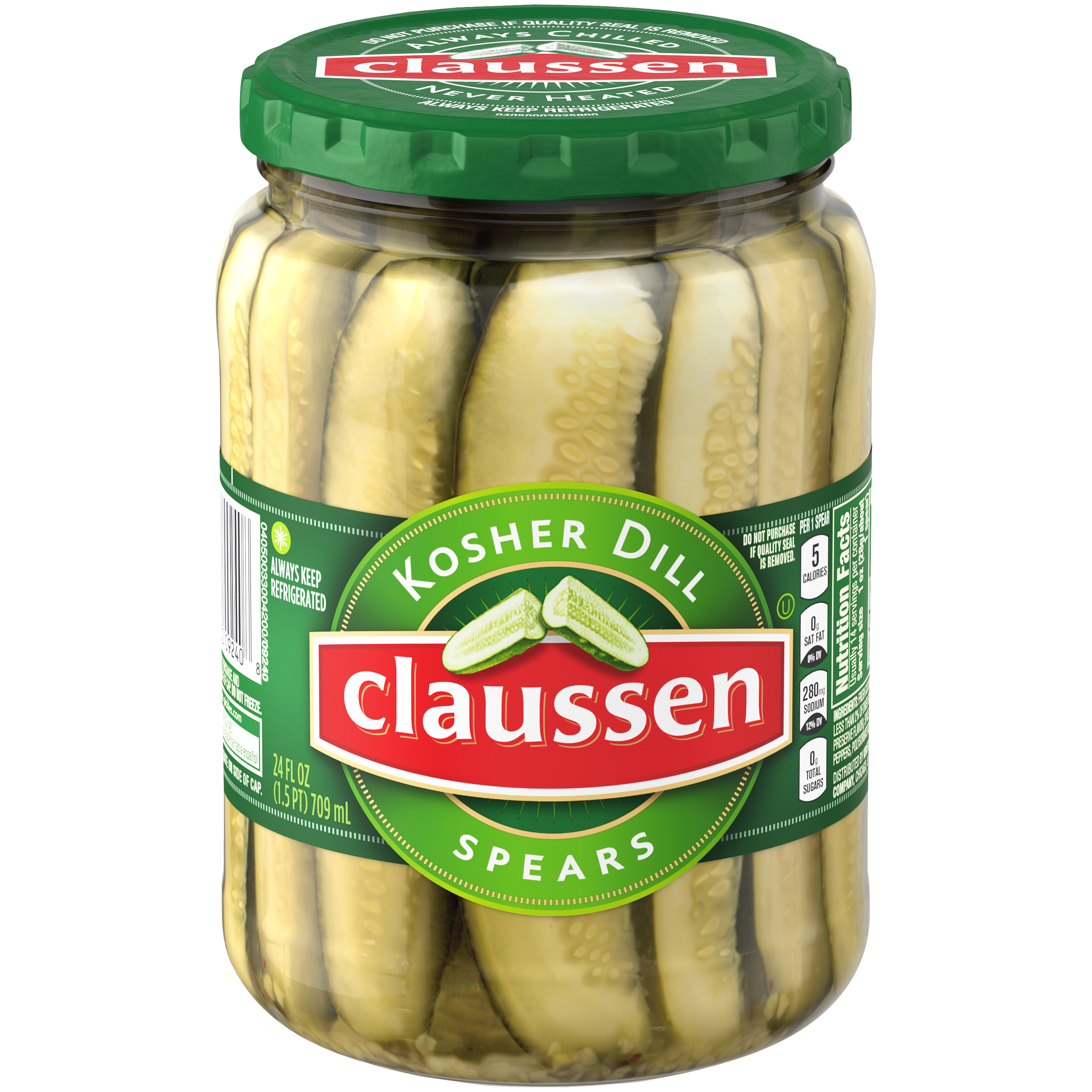 Kosher Dill Pickle Spears