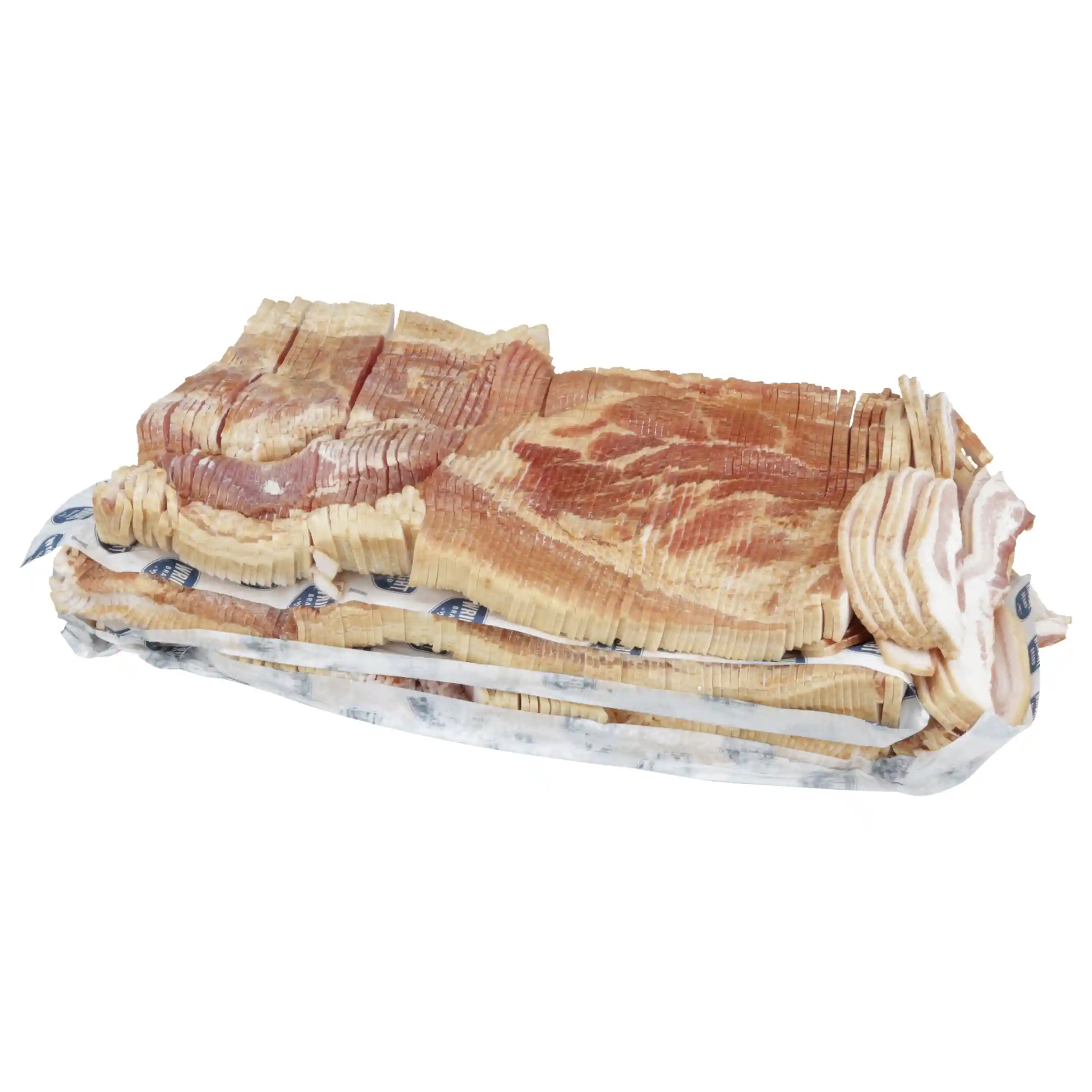 Wright® Brand Naturally Hickory Smoked Regular Sliced Bacon, Bulk, 33 Lbs, 6 Slices/Inch, Frozen_image_21