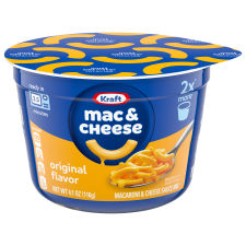 Kraft Original Mac & Cheese Macaroni and Cheese Dinner Big Cup Dinner, 4.1 oz Cup