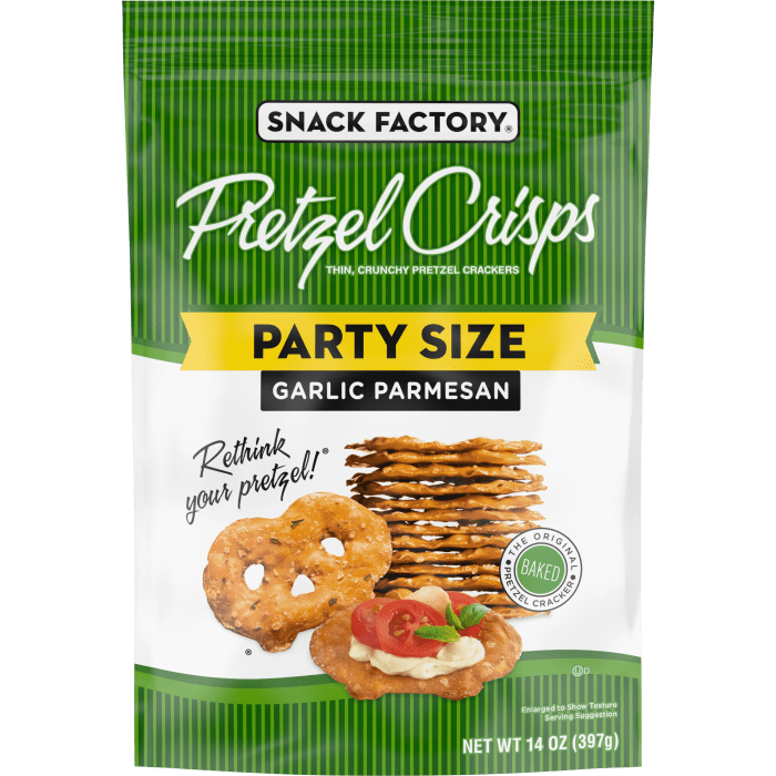 Garlic Parmesan Pretzel Crisps