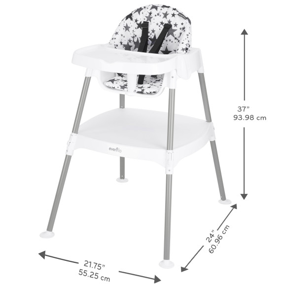 Eat & Grow™ 4-Mode High Chair Specifications