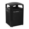 Rubbermaid Commercial, Decorative Plastic Landfill Panels for 35 Gal. Receptacle, Black