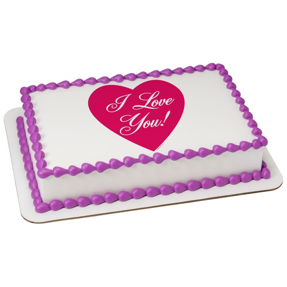 Image Cake I Love You Valentine