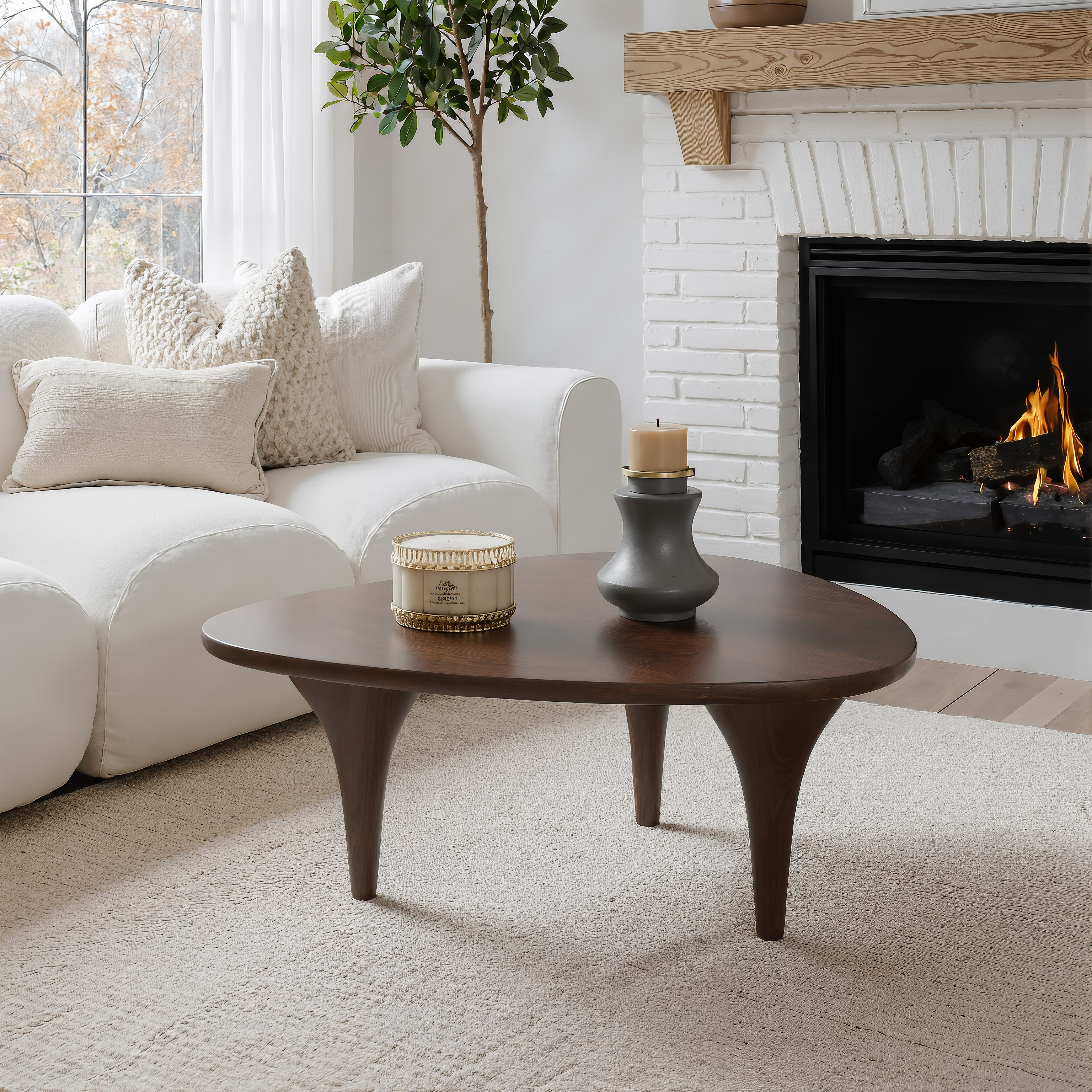 Spiker Coffee Table Walnut product image