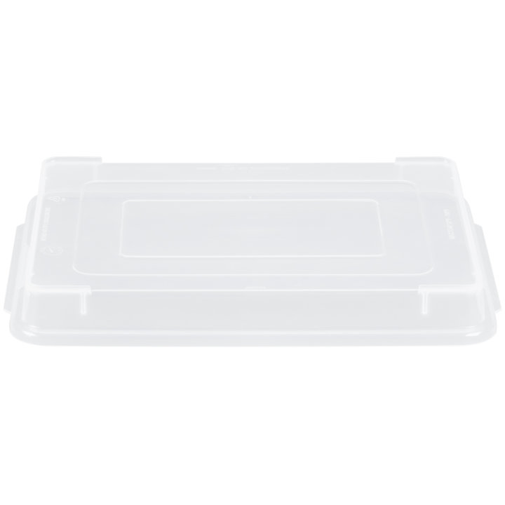 Quarter-size clear sheet pan cover