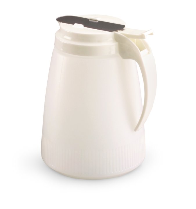 64-ounce Dripcut® server with plastic jar and white plastic top
