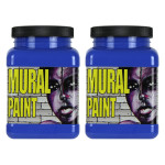 Chroma Mural Paint Pint Neptune (Cobalt Blue Hue) Pack of 2