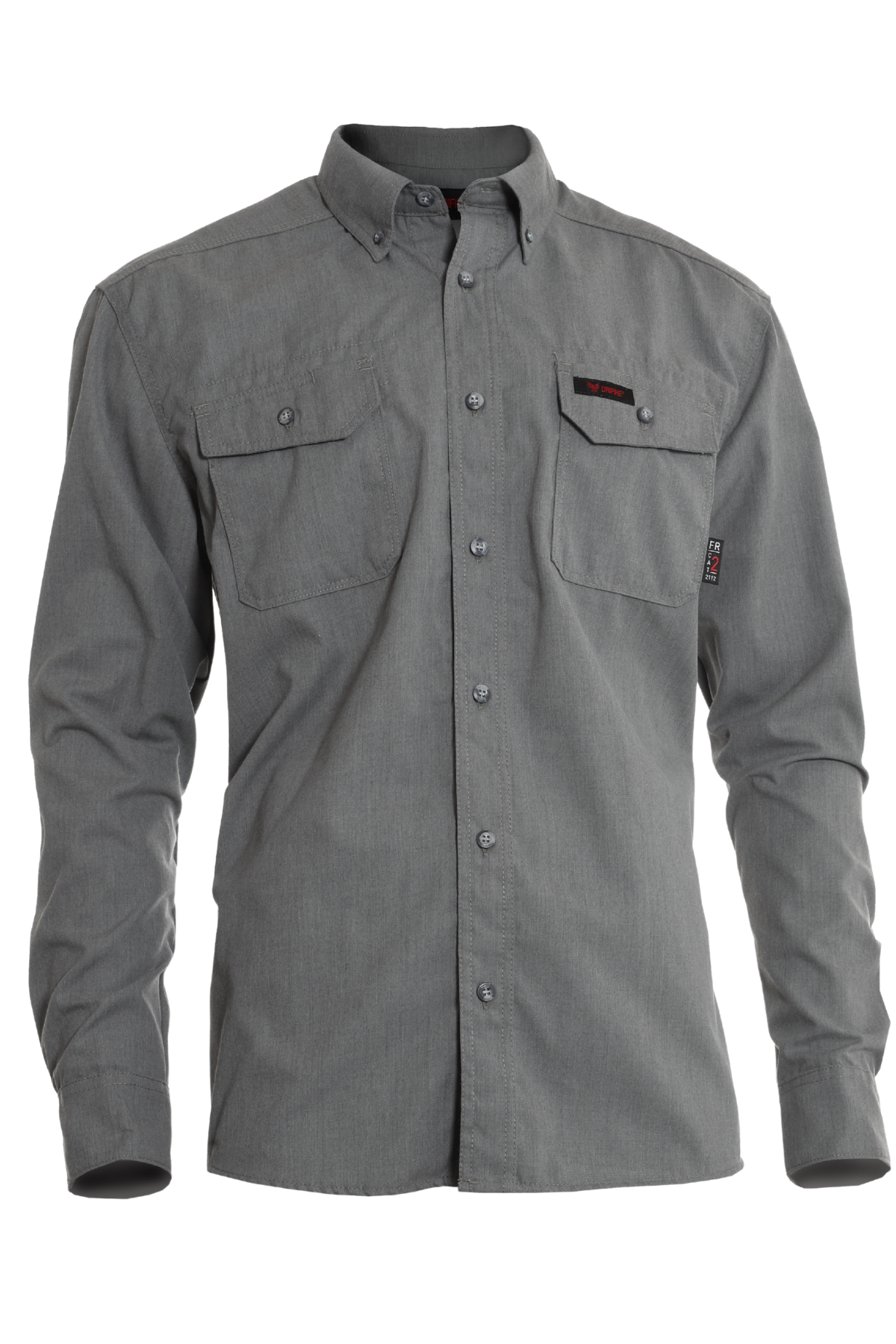 SHR-LTV-GR_DRIFIRE_Horizon Vented Workshirt_Grey-Front_Web.png