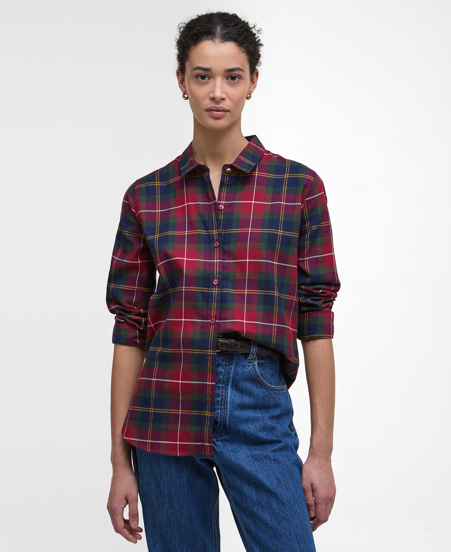 Camicia Glades in tartan dalla vestibilità rilassata image number 0