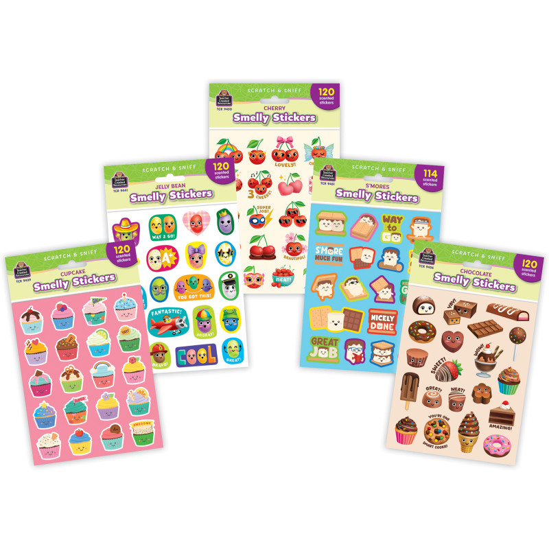 Sweet Treats Smelly Stickers, 594 Stickers