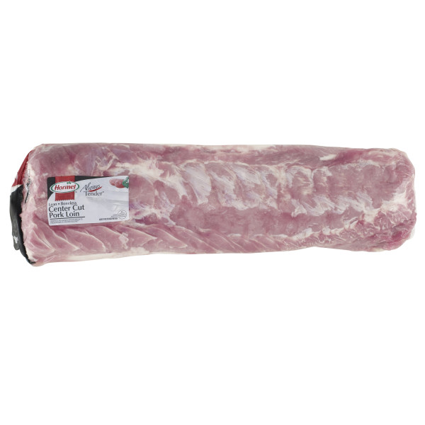 ALWAYS TENDER(r) Pork Loin, Center Cut, Log, Boneless, Strap On, Vacuum Packed, 6 pc . C1CB - Front Center Inner Pack (Hi Res)