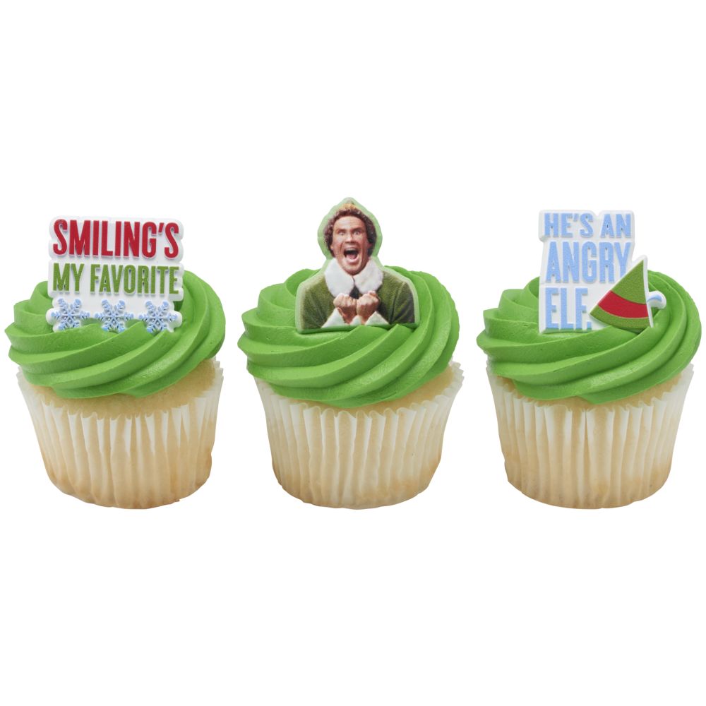 Image Cake Elf 'Smiling's My Favorite'