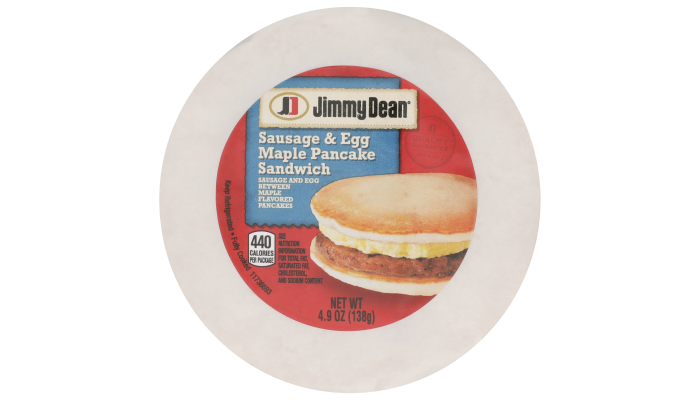 Jimmy Dean® Sausage & Egg Pancake Sandwich with Maple Syrup_image_3