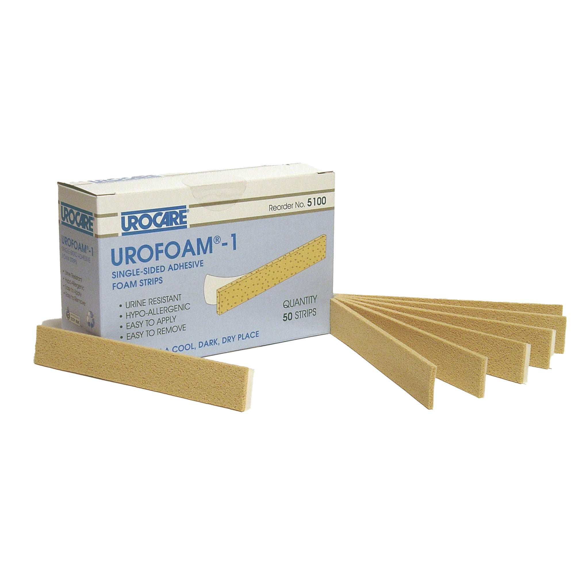 Urofoam®-1 Adhesive Foam Strips for use with Male External Catheters